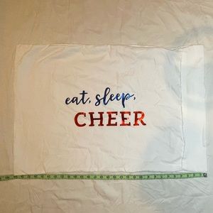 Eat, Sleep, Cheer Pillowcase